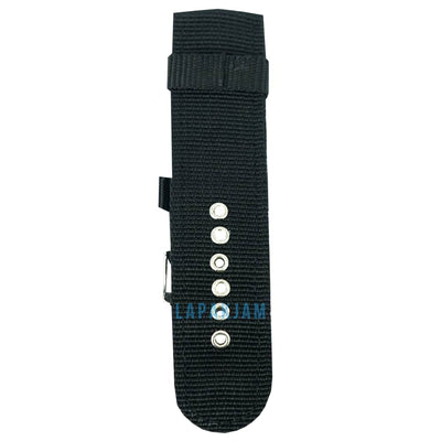 Tali Jam Tangan Kanvas/Kain Polos Fashion Tidak ada Merk Hitam TA016NYLO26HIT