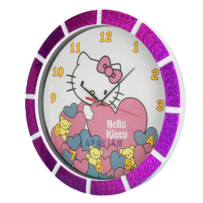 Jam Dinding Analog Karakter Anak Esa Hello Kitty JDESA567HKPIN