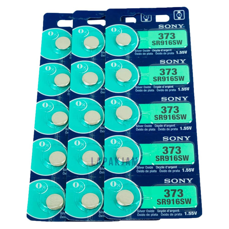 Baterai Jam Tangan Polos Sony Silver BASO373S916SW