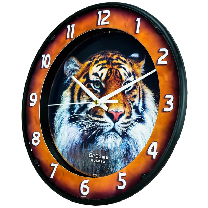 Jam Dinding Analog Animal Ontime Orange JDTI234MEHA