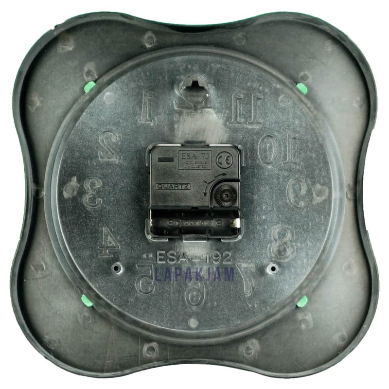Jam Dinding Analog Polos Minimalis Esa Rainbow Hijau JDESA192RAIHIJ