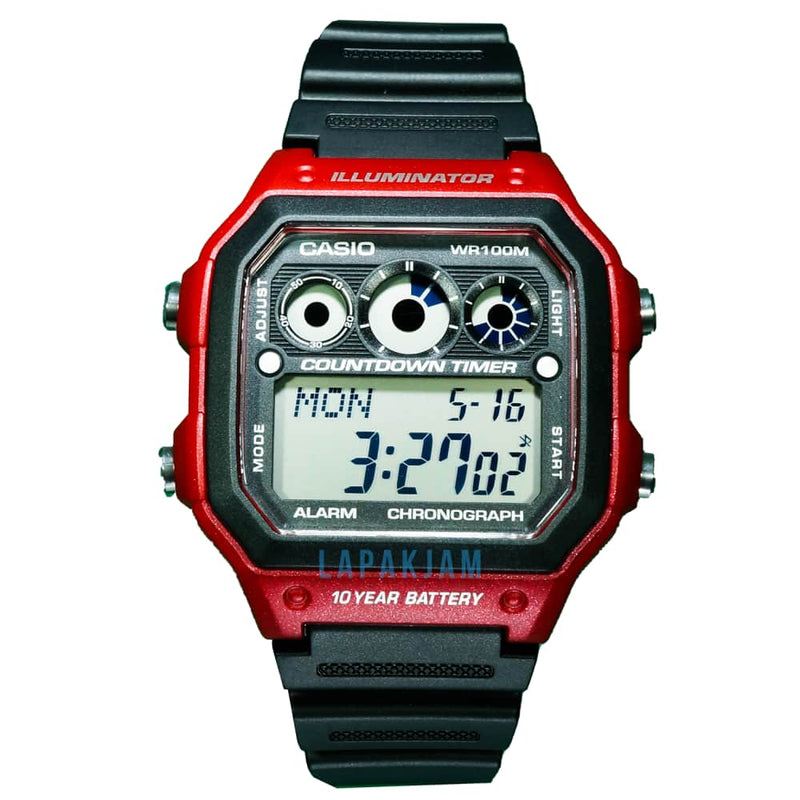 Jam Tangan Digital Casio AE-1300WH-4AVDF