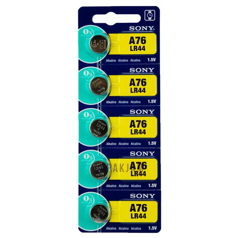 Baterai Jam Tangan Polos Sony Silver BASOA76LR44