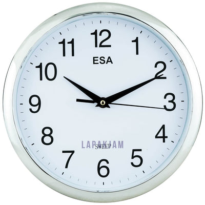 Jam Dinding Analog Polos Minimalis Esa Putih JDES345PPUT