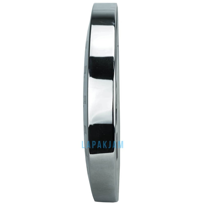 Jam Dinding Analog Polos Minimalis Rolex Silver JDROTT-60-2SIL