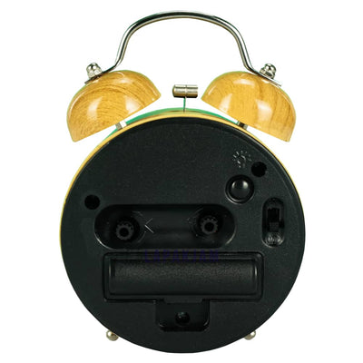 Jam Weker Analog Polos Minimalis Esa Coklat Muda WEESA28322COKMUD