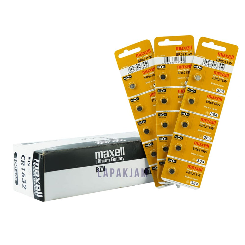 Baterai Jam Tangan Polos Maxell Silver BAMA364S621SW