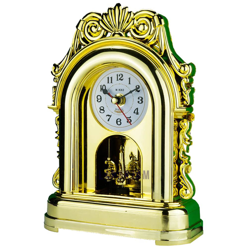 Jam Dinding Analog Polos Minimalis Nikko Gold JDNIKKNK-125GOL