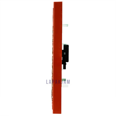 Jam Dinding Analog Polos Minimalis Esa Merah JD0030ESA235ME
