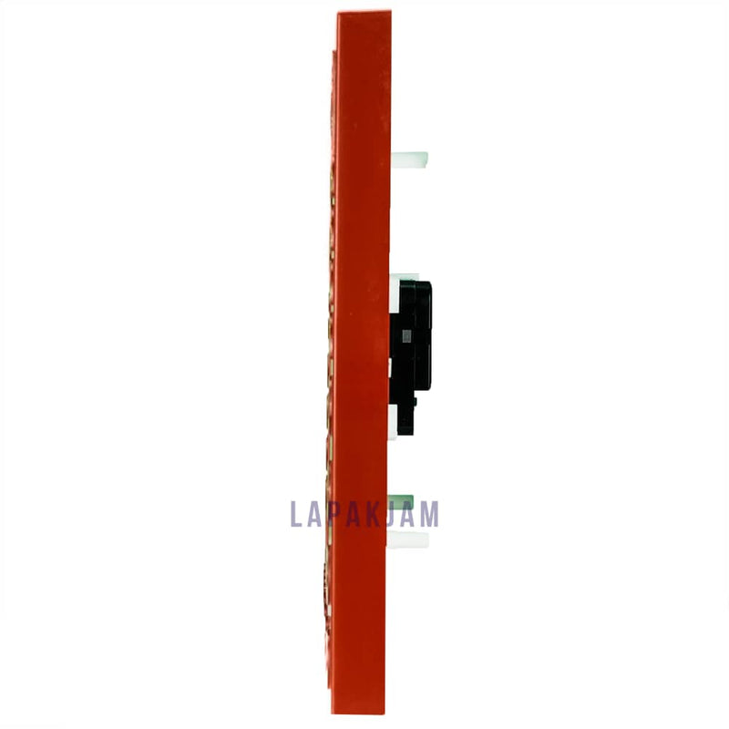 Jam Dinding Analog Polos Minimalis Esa Merah JD0030ESA235ME