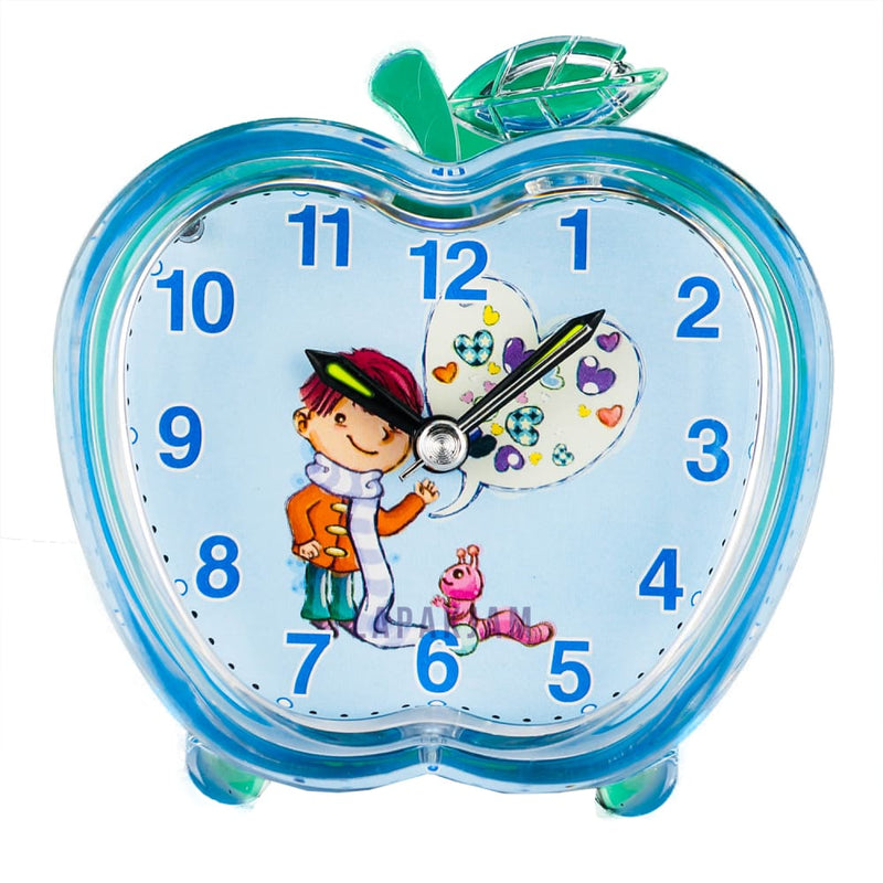 Jam Weker Analog Polos Minimalis Esa Biru WEESA3201BIR