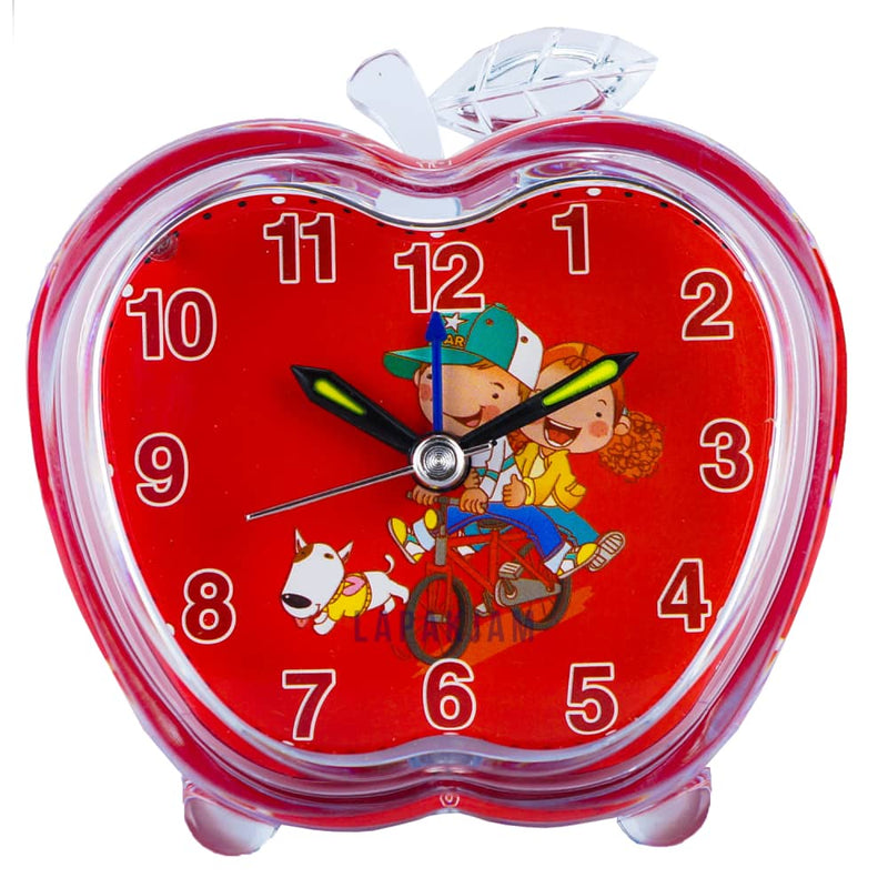 Jam Weker Analog Polos Minimalis Esa Merah WEESA3201MER