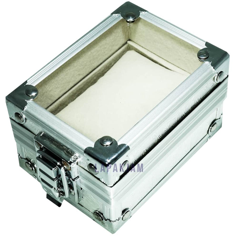 Kotak Jam Tangan Peti Almu K-43 Silver Kecil
