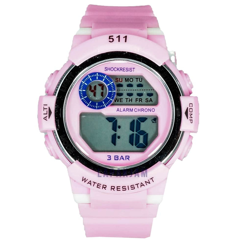 Jam Tangan Digital Sporty 511-B4 Pink JA511-B4DPIN