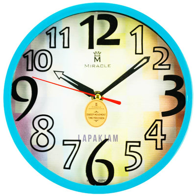 Jam Dinding Analog Polos Minimalis Miracle Tosca JDMIRAM26BP05TOS