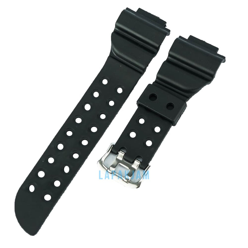Tali Jam Tangan Karet Polos Fashion Tidak ada Merk Hitam TAKR6-8MMIT