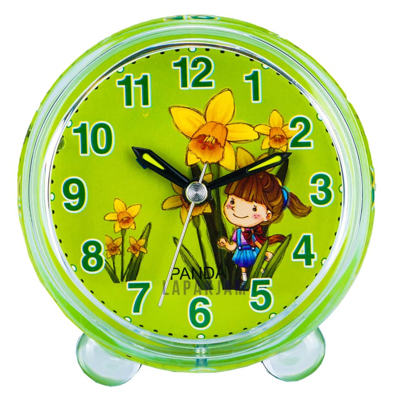 Jam Weker Analog Polos Minimalis Esa Hijau WEESA3202HIJ