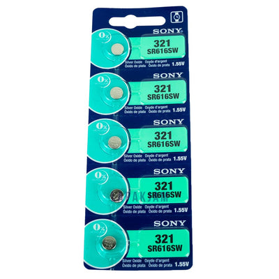 Baterai Jam Tangan Polos Sony Silver BASO321S616SW