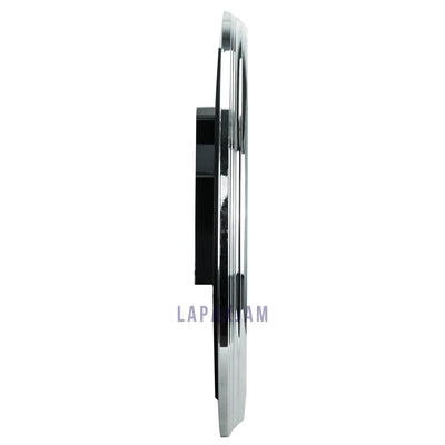 Jam Dinding Analog Chrome Kantor Estiloren Silver Chrome JD23T253DSIL