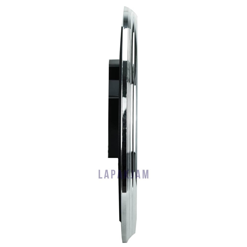 Jam Dinding Analog Chrome Kantor Estiloren Silver Chrome JD23T253DSIL