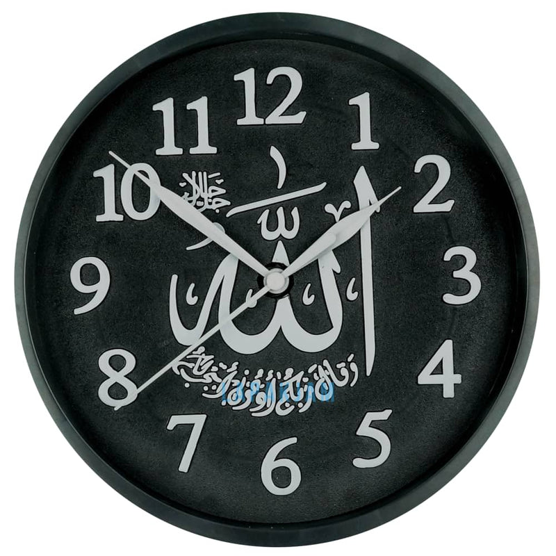 Jam Dinding Analog Kaligrafi Nikko Hitam Hitam JDNIKKNK-9918HITHIT
