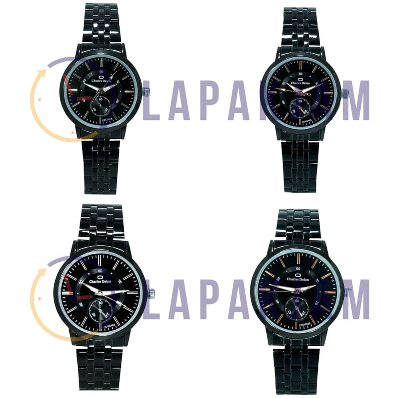 Jam Tangan Analog Formal Charles Delon Silver JACHARCDL0405RHBSIL
