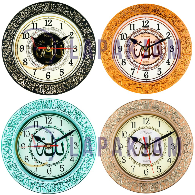 Jam Dinding Analog Polos Minimalis Premier Hitam JD60200PA1-4BL