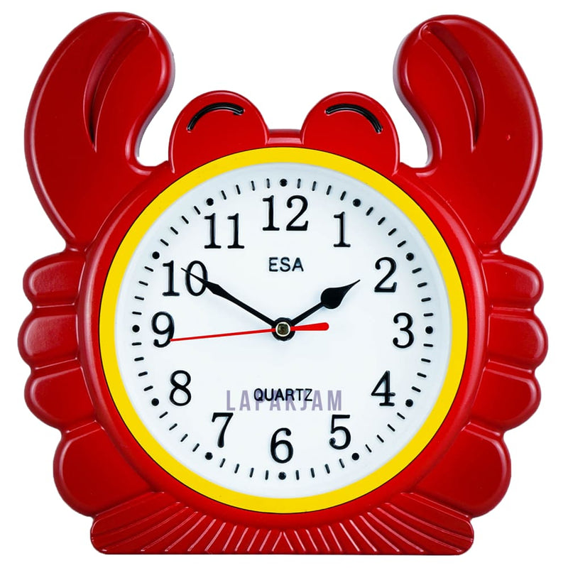 Jam Dinding Analog Animal Esa Merah JDES09LMER