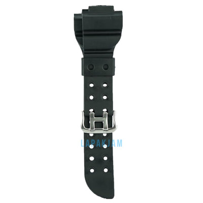 Tali Jam Tangan Karet Polos Fashion Tidak ada Merk Hitam TAKR6-8MMIT