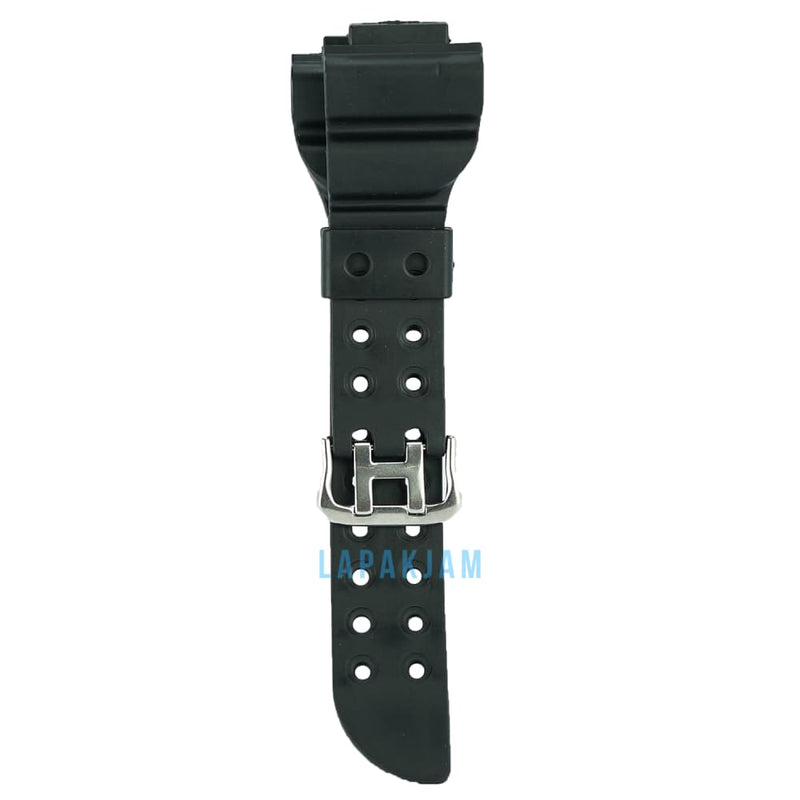 Tali Jam Tangan Karet Polos Fashion Tidak ada Merk Hitam TAKR6-8MMIT