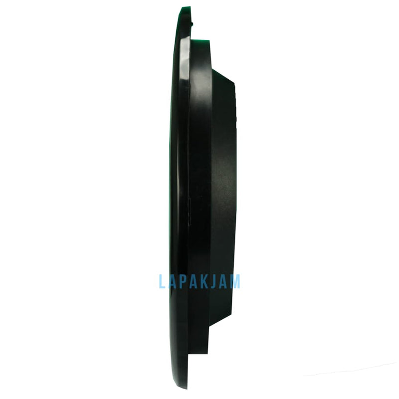 Jam Dinding Analog Polos Minimalis Miracle Hitam JDMIRAM26BP09HIT