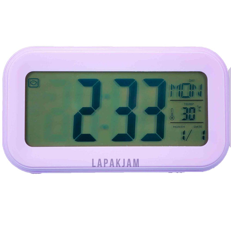 Jam Weker Digital Polos Minimalis Platinum Pink WEPLATP-1603EPIN