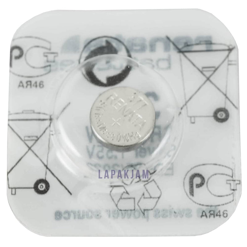 Baterai Jam Tangan Polos Murata Silver BARE377S626SW