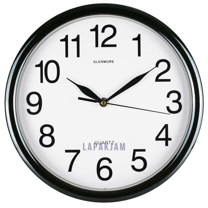 Jam Dinding Analog Polos Minimalis Glenmore GUN JDGLENGM-5581PGUN