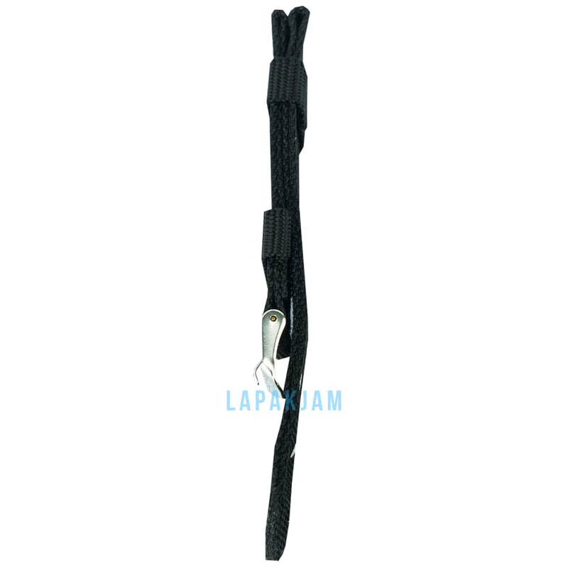 Tali Jam Tangan Kanvas/Kain Polos Fashion Tidak ada Merk Hitam TA016NYLO26HIT