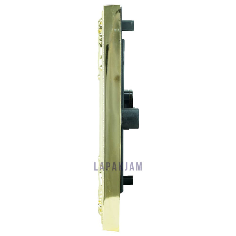 Jam Dinding Analog Kaligrafi Esa Gold JDESM-3126AGOL