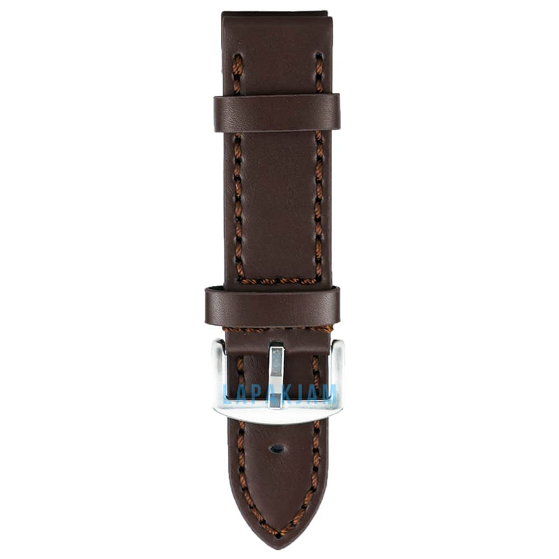Tali Jam Tangan Kulit Polos Fashion Tidak ada Merk Coklat TAKL12-24COK