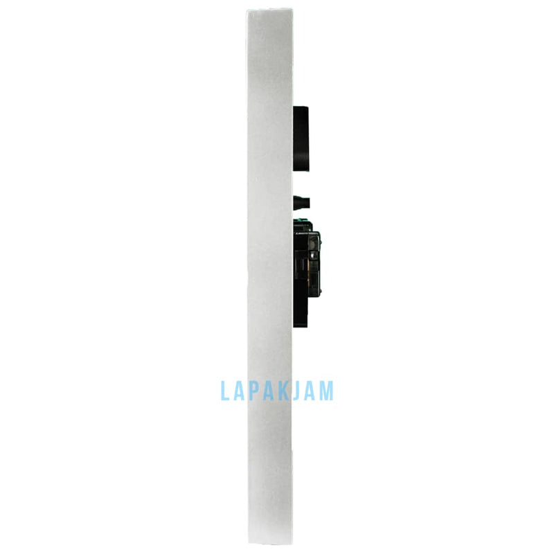 Jam Dinding Analog Polos Minimalis Esa Silver JDES6683SIL