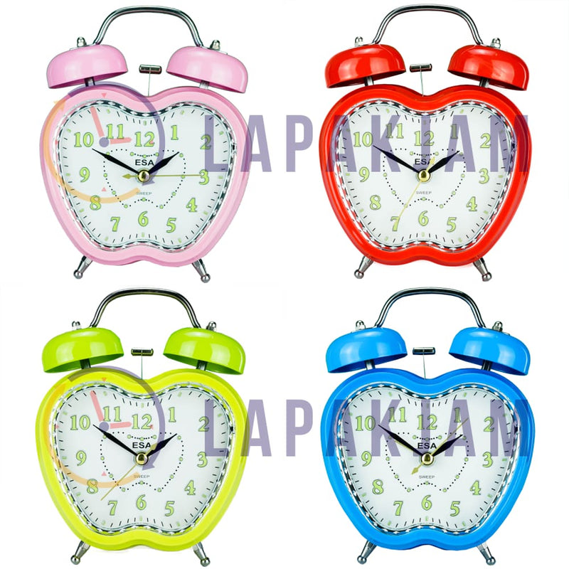 Jam Weker Analog Polos Minimalis Esa Pink WE0070ESA621PI