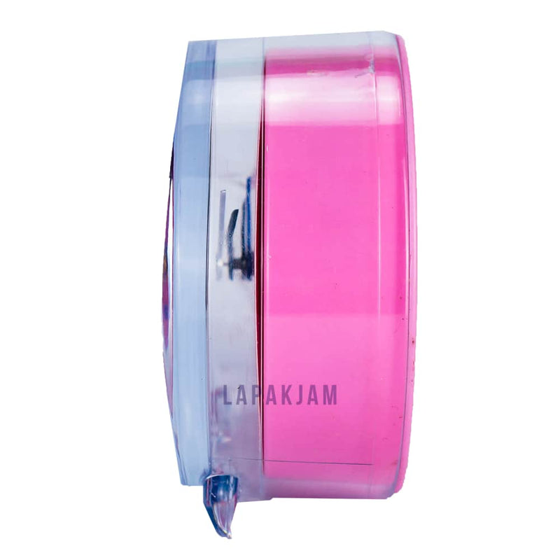 Jam Weker Analog Polos Minimalis Esa Pink WEESA3202PIN