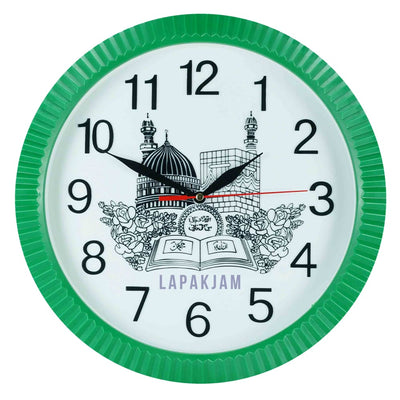 Jam Dinding Analog Kaligrafi Esa Hijau JD55ESA574MHIJ