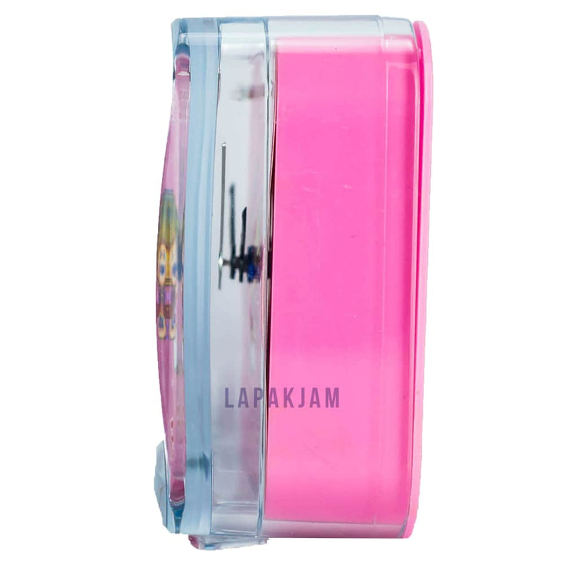 Jam Weker Analog Polos Minimalis Esa Pink WEESA3200PIN