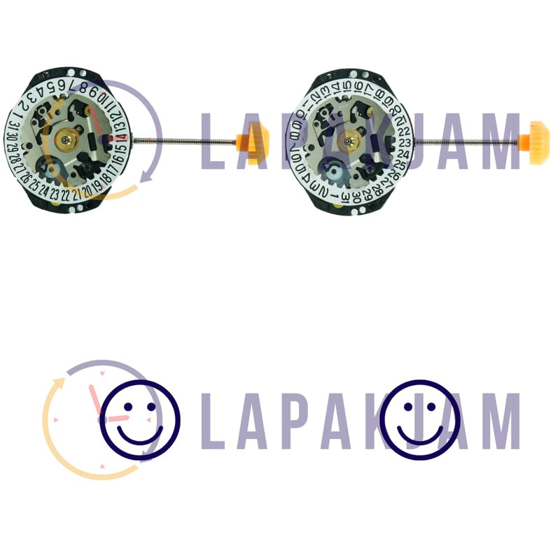 Mesin Jam Tangan VX 82-6 Tgl Diangka 6