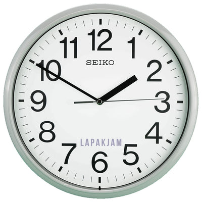 Jam Dinding Analog Polos Minimalis Seiko Abu JDSEIKQXA756NABU