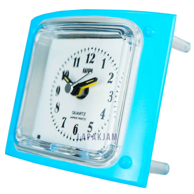 Jam Weker Analog Polos Minimalis Esa Biru WEKA8404BIR