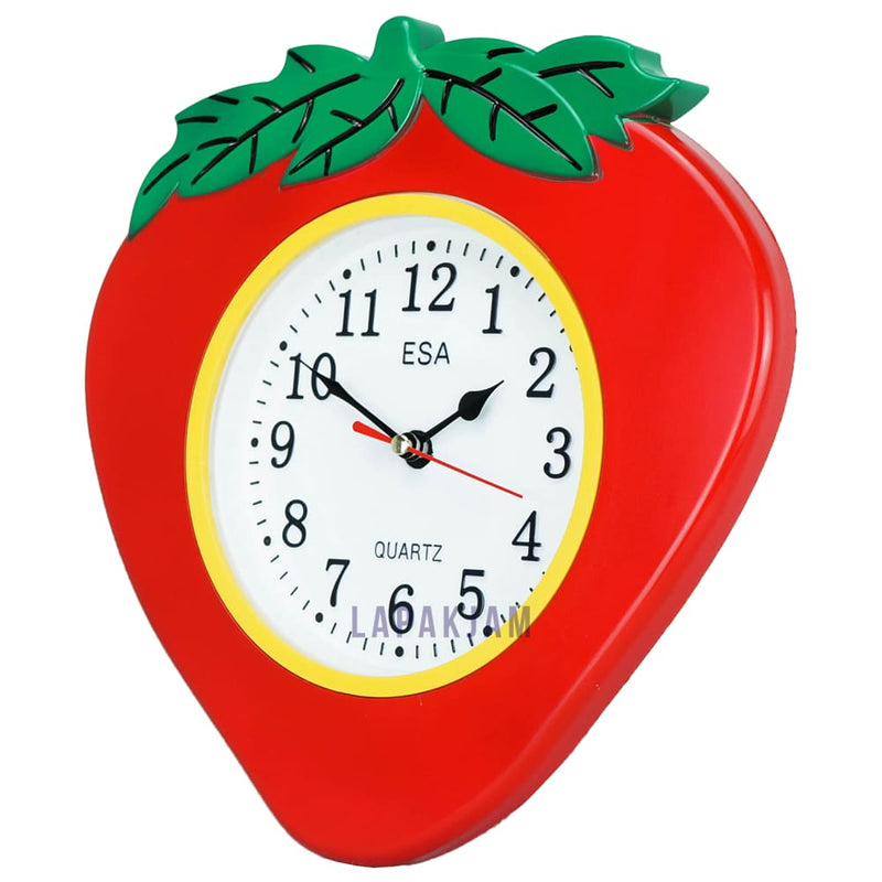 Jam Dinding Analog Buah Esa Merah JD0025ESA913ME