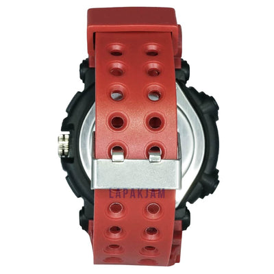 Jam Tangan Analog Casual 511-A1 Merah Hitam JA511-A1AMERHIT