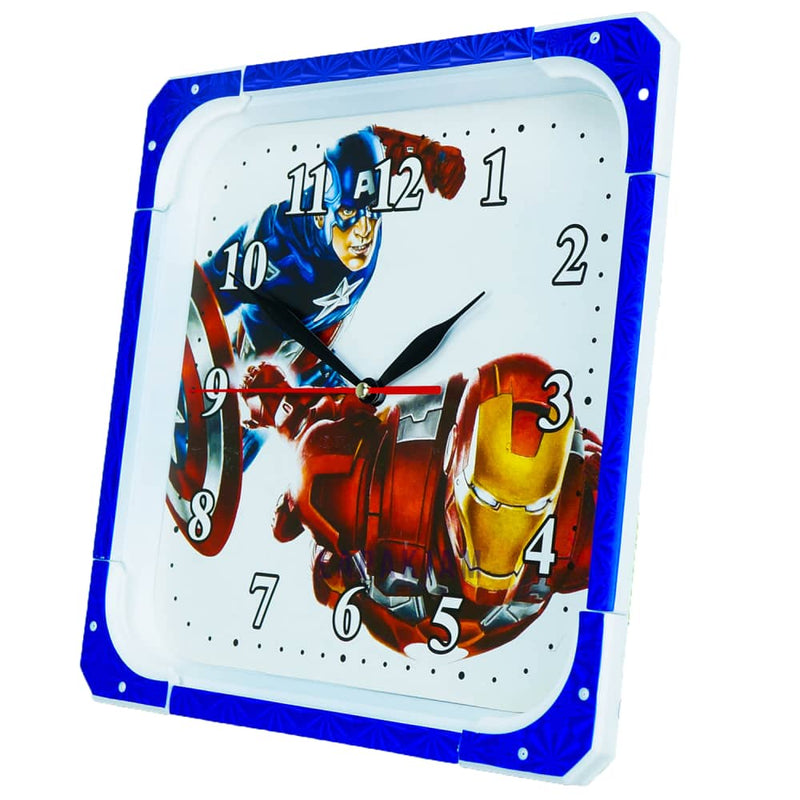 Jam Dinding Analog Karakter Anak Esa Biru JDES12ROBIR