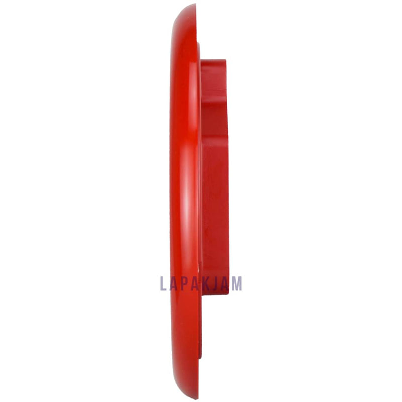 Jam Dinding Analog Polos Minimalis Edison Merah JDEDEDW04MER