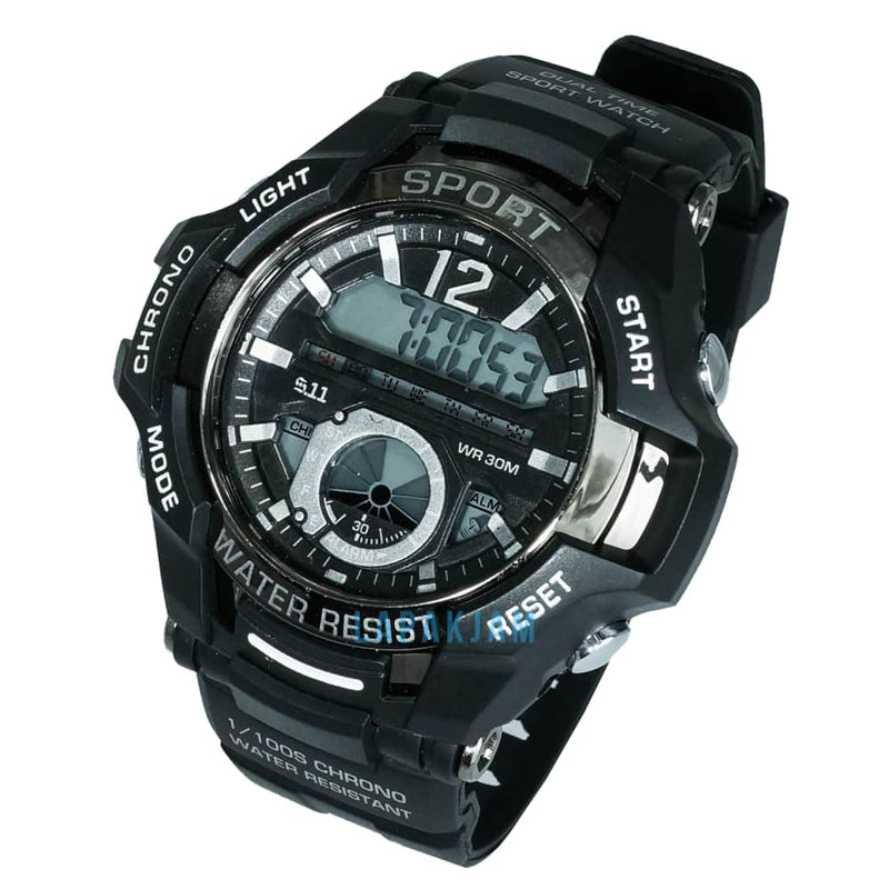 Jam Tangan Digital Sporty 511-B6 Hitam JA511-B6DHIT